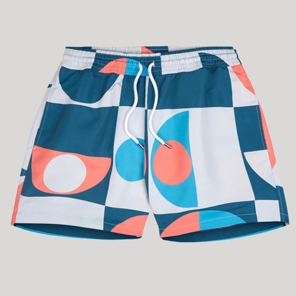 Frescobol Carioca Sport Swim Shorts Coptic Print - Picture 4 of 9